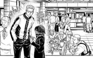 Phinks and Feitan as seen in Hunter x Hunter chapter 400 (Image via Shueisha)